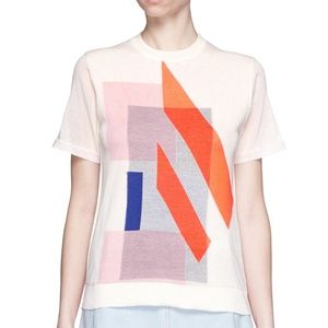 Acne Studios "Basil" Intarsia Knit Tee